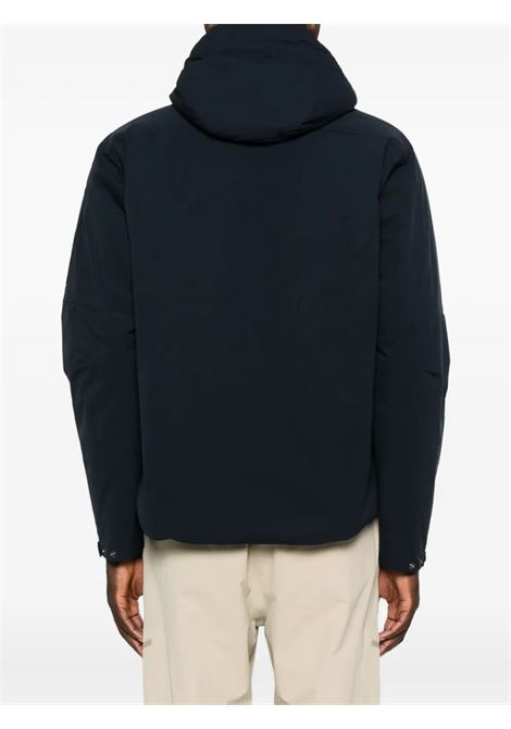 pro-teck hooded padded jacket man blue C.P. COMPANY | 19CMOW006A-110264A888